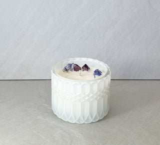 Amethyst Crystal Candle | RELAXATION