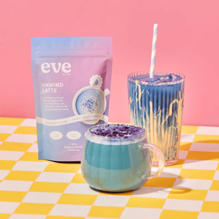 Unwind Superfood Latte with Blue Spirulina & Chamomile