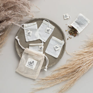 Reusable Organic Cotton Tea Bags