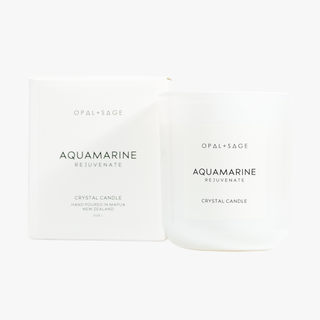 Aquamarine Crystal Candle | REJUVENATE